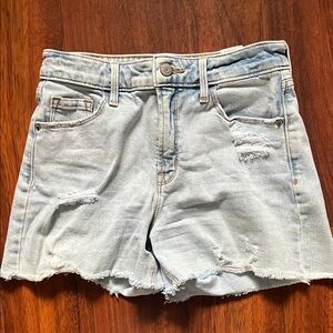 Old navy Light Blue Distressed Denim Shorts